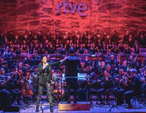 María Peláe en el concierto "Lo Que Soy" de RTVE